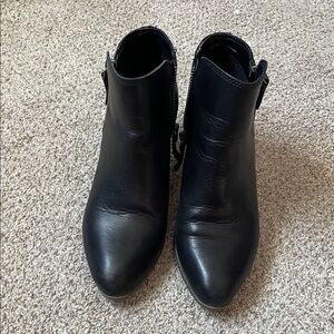 Frye Elegant Black Ankle Boots